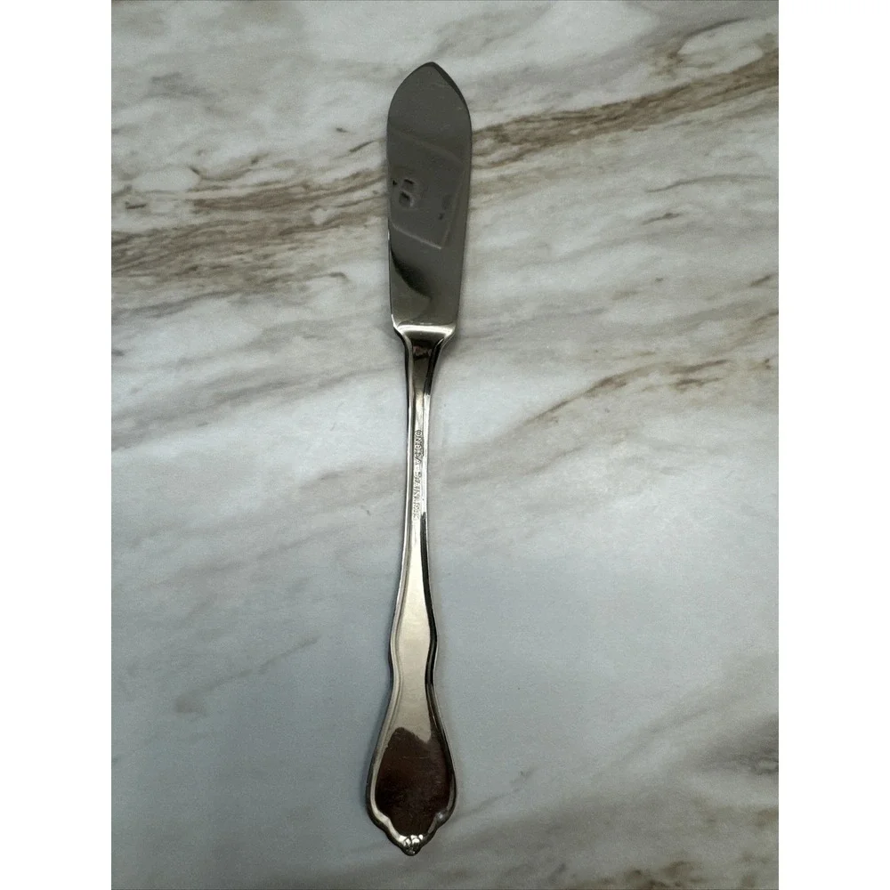 ONEIDA MORNING BLOSSOM‎ 5 PIECE HOSTESS SET - STAINLESS BURNISH HANDLE